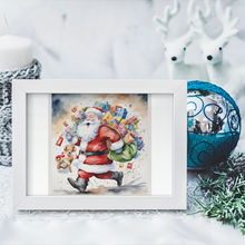 Load image into Gallery viewer, Santa Overflowing Joy Instant Wall Art