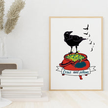 Load image into Gallery viewer, Crows and Potion Printable Wall Art Decor