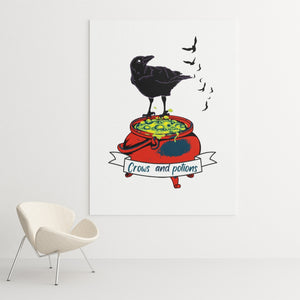 Crows and Potion Printable Wall Art Decor