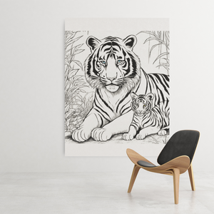 Tiger Cub Instant Digital Wall Art Printable